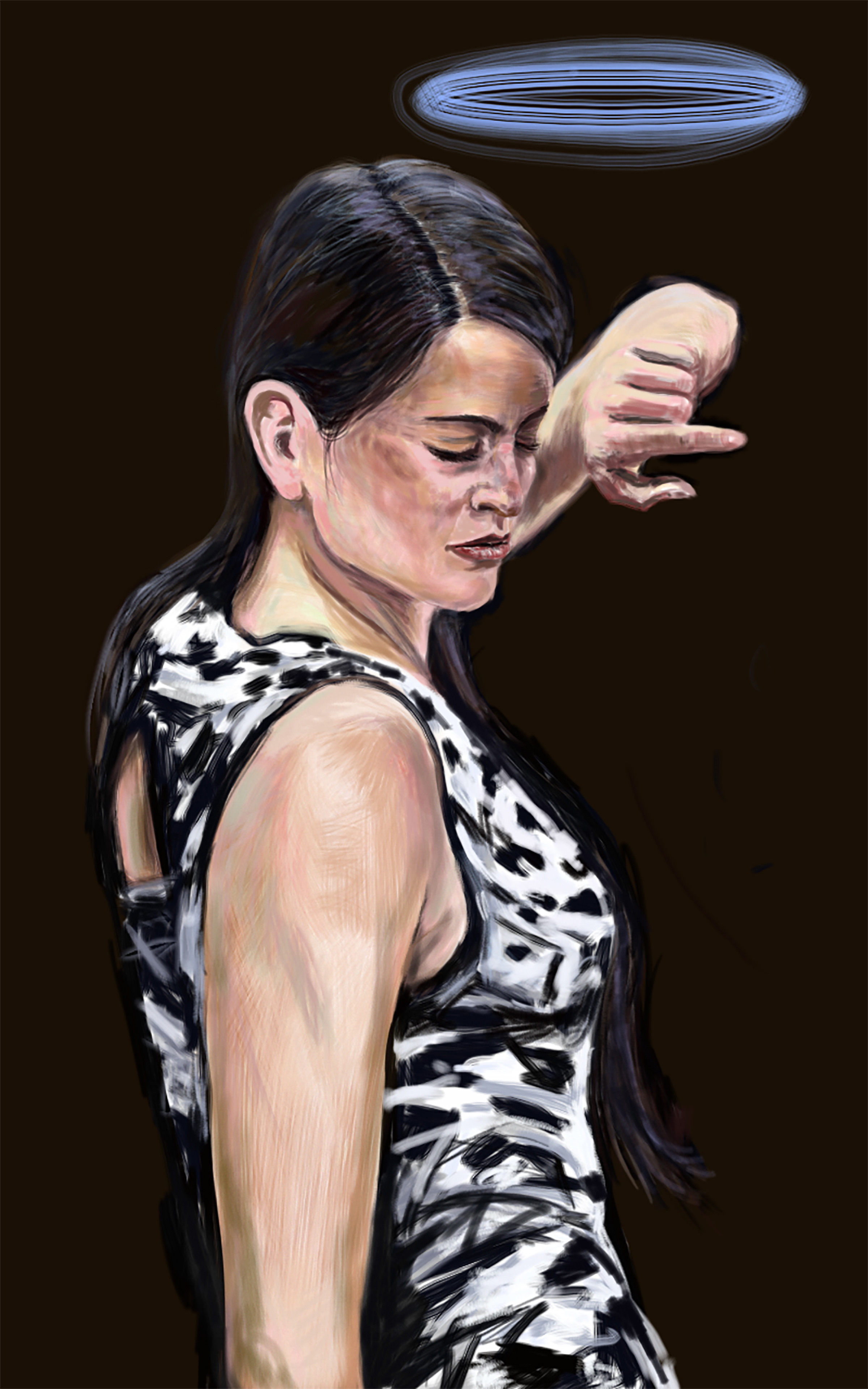 DANZA DEL INCONSCIENTE. Pintura digital. 2016.